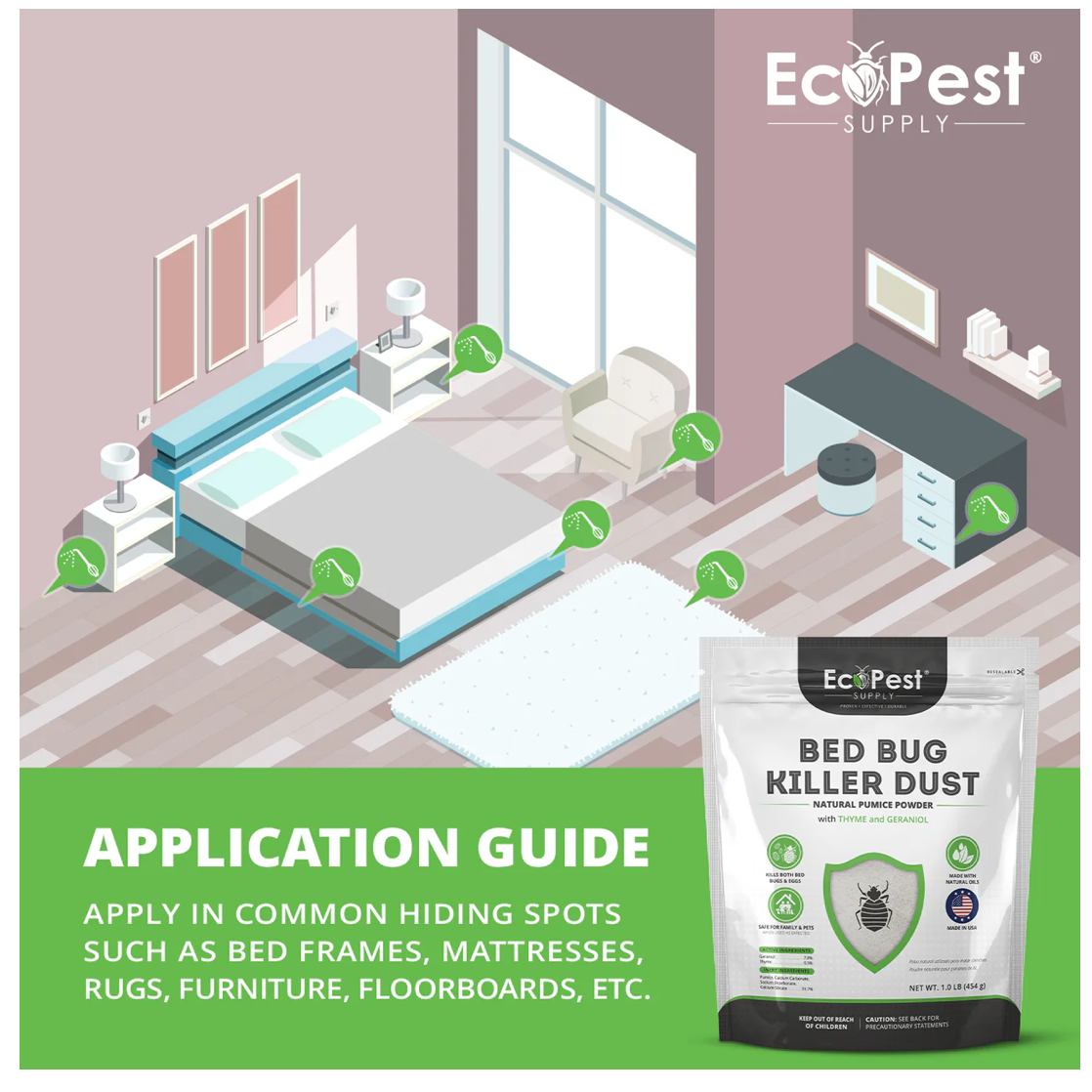 BedBug-Free Protection Bundle â Interceptors + Diatomaceous Earth