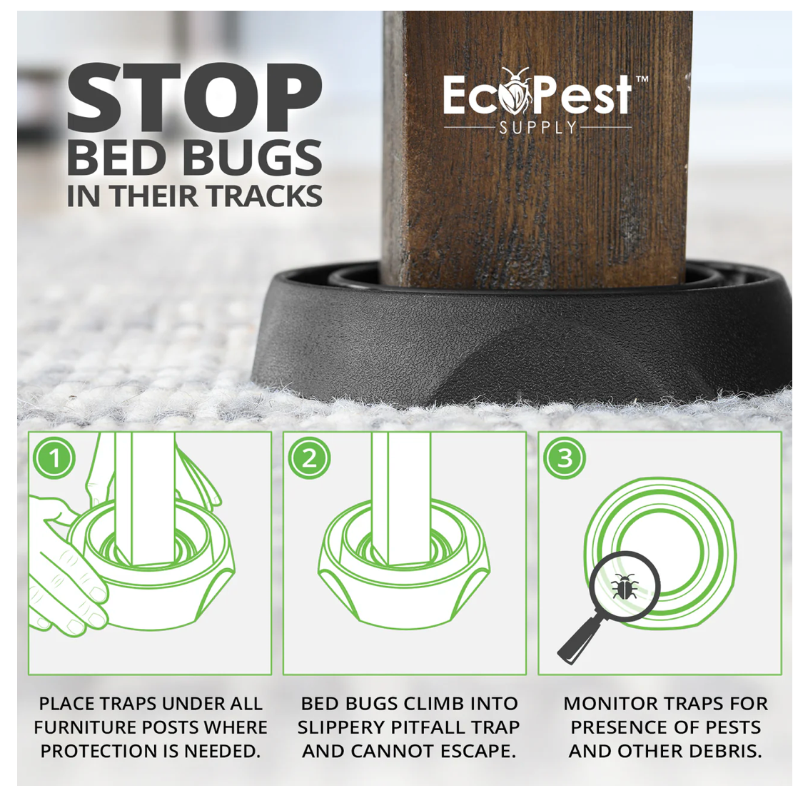Bedbug-Free Interceptors